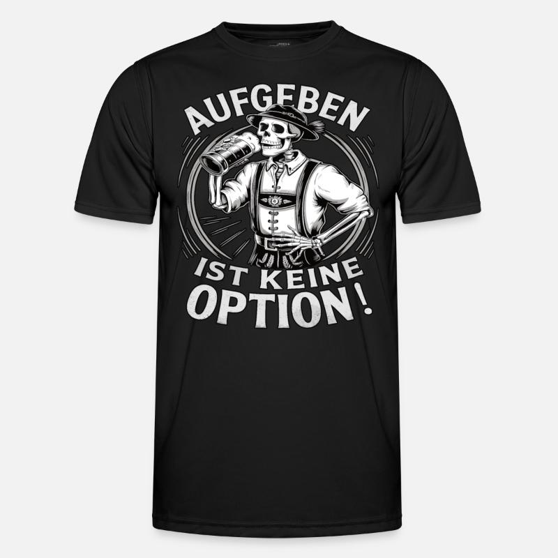 Abandonner n’est pas une option Beer October T-shirt sport Homme
