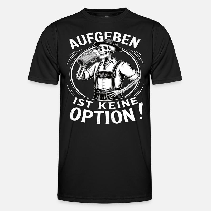 Abandonner n’est pas une option Beer October T-shirt sport Homme