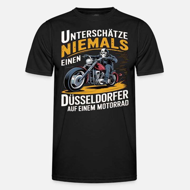Never underestimate a Dusseldorf resident on a Men's Functional T-Shirt