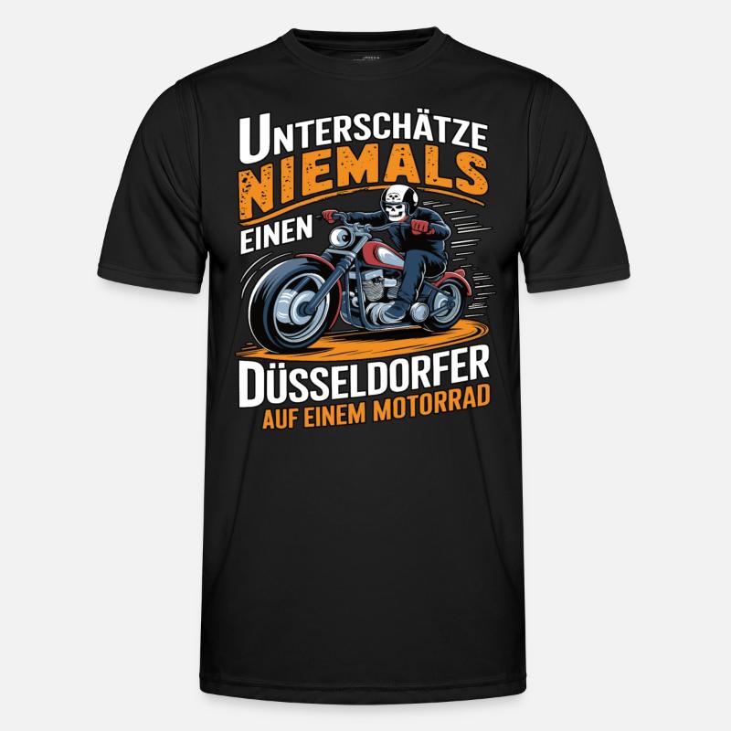 Never underestimate a Dusseldorf resident on a Men's Functional T-Shirt
