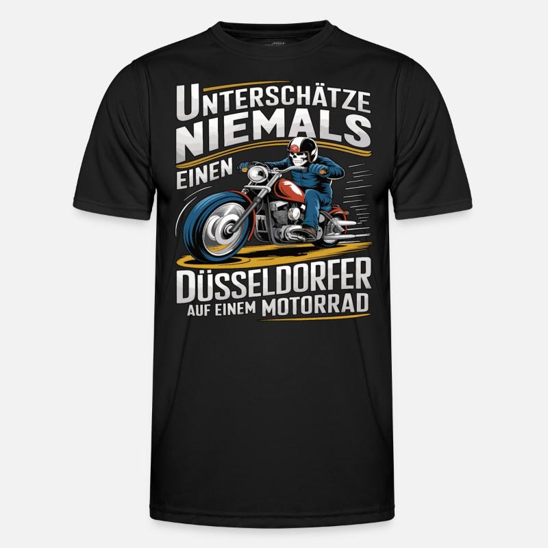 Never underestimate a Dusseldorf resident on a Men's Functional T-Shirt