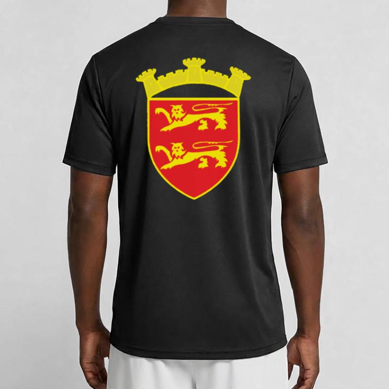 ROT WAPPEN LÖWENTURM ODER COPYRIGHT RUNEMBERG Männer Funktions-T-Shirt