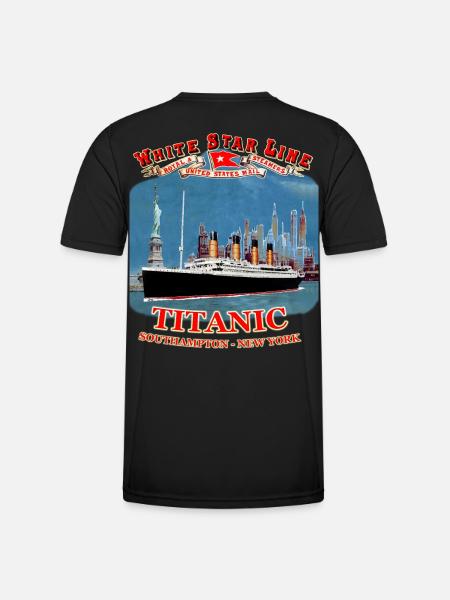 TITANIC skapelse Louis RUNEMBERG © Adagp - Funktions-T-shirt herr - svart