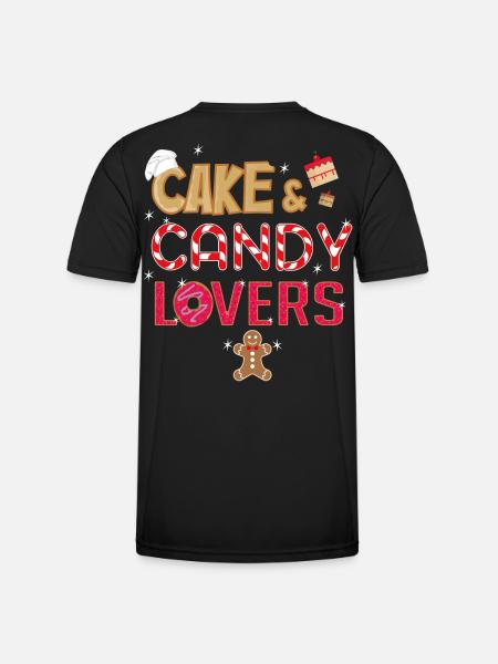 Cake & Candy Lovers T-Shirt - Men's Functional T-Shirt - black