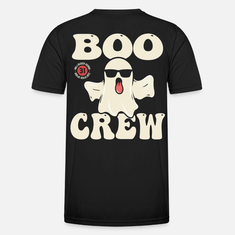 Creative Ghost Hoodie Design - Men's Functional T-Shirt - black