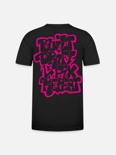 Built Drift Fix Repeat 03 - Men's Functional T-Shirt - black