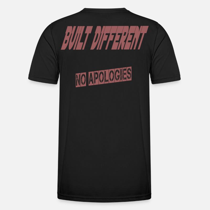 Construit différemment – Aucune excuse | Sweat à capuche unisexe - T-shirt sport Homme - noir