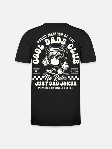 Cool Dads Club - Dad 2026 Gift - Men's Functional T-Shirt - black