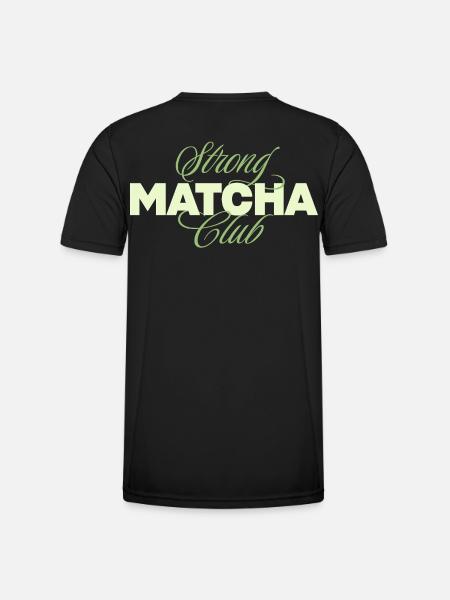 Strong Matcha Club - T-shirt sport Homme - noir