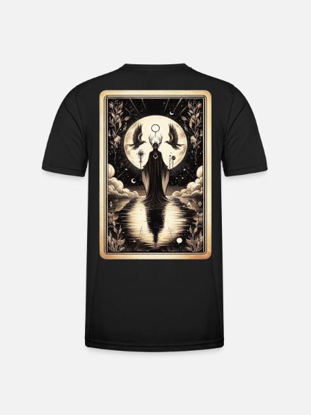 Night Queen Mystic Circle - Men's Functional T-Shirt - black