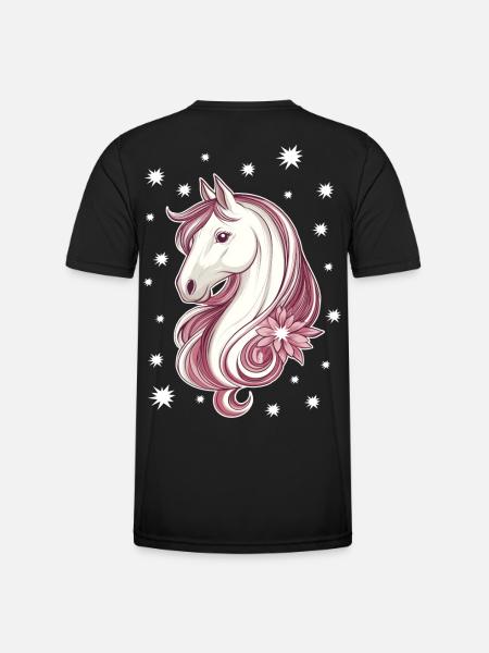 Horse with stars - Men's Functional T-Shirt - black