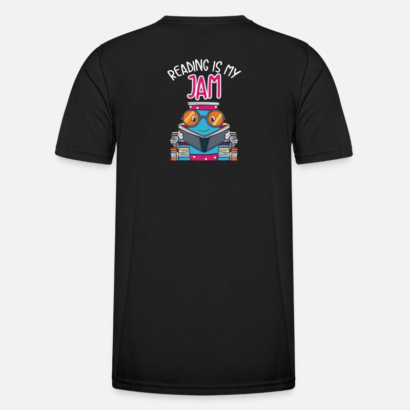 Reading - Reading Is My Jam - Men's Functional T-Shirt - black