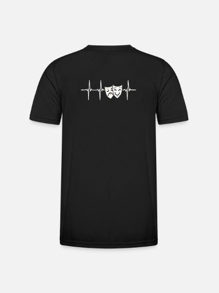 Heartbeat Theater - Men's Functional T-Shirt - black