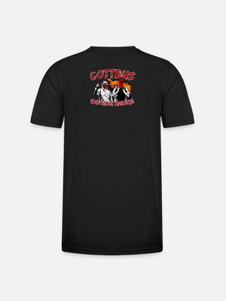 Cottbus und nicht anders UPDATE - Männer Funktions-T-Shirt - Schwarz
