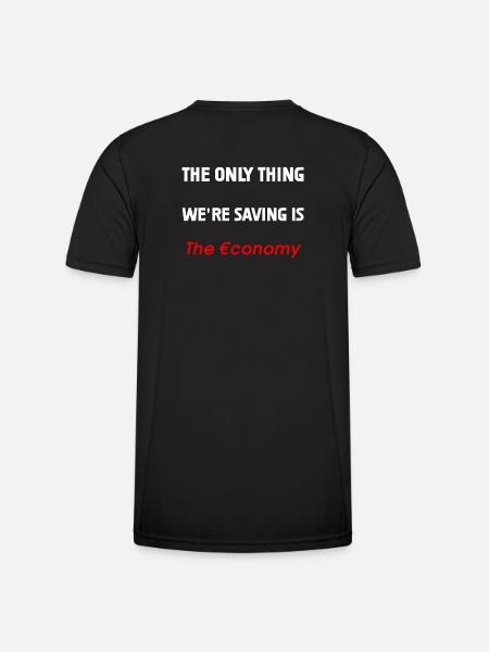 Saving the Economy - Men's Functional T-Shirt - black