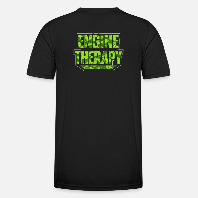 Engine Therapy – Schrauber Spruch Auto Tuning Werk Männer Funktions-T-Shirt