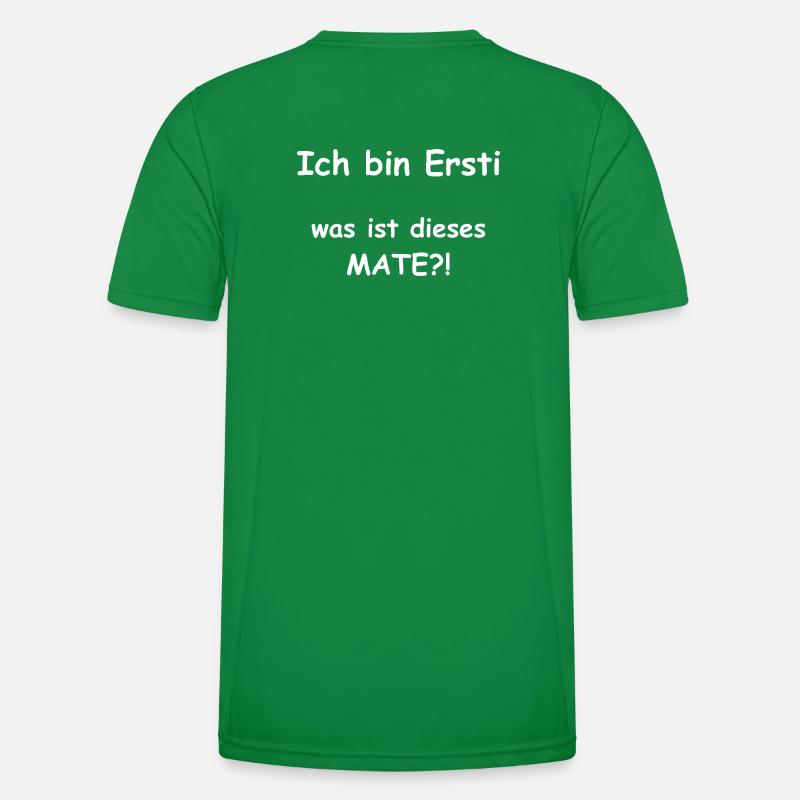 Erstisperuch "was Mate" Student Geschenk Studenten Männer Funktions-T-Shirt