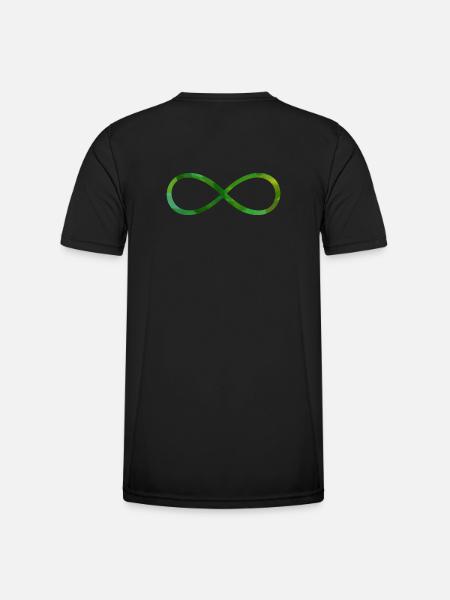 Infinity Symbol Symbol Character Infinite - Men's Functional T-Shirt - black