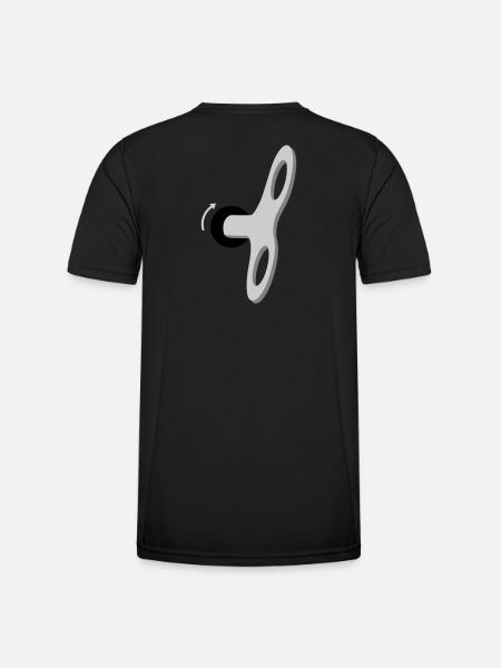 Humans are a machine - Men's Functional T-Shirt - black