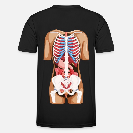 Locatie Organen - Anatomie Menselijk Lichaam' Functioneel T-Shirt Voor  Mannen | Spreadshirt