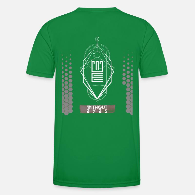 Meilleur design techno sans yeux T-shirt sport Homme