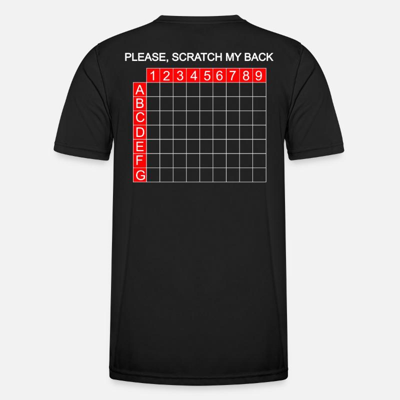 Scratch - Bitte hier kratzen - Männer Funktions-T-Shirt - Schwarz