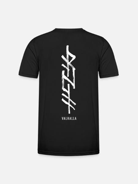Valhalla Runes Norse Symbol Viking Characters - Men's Functional T-Shirt - black