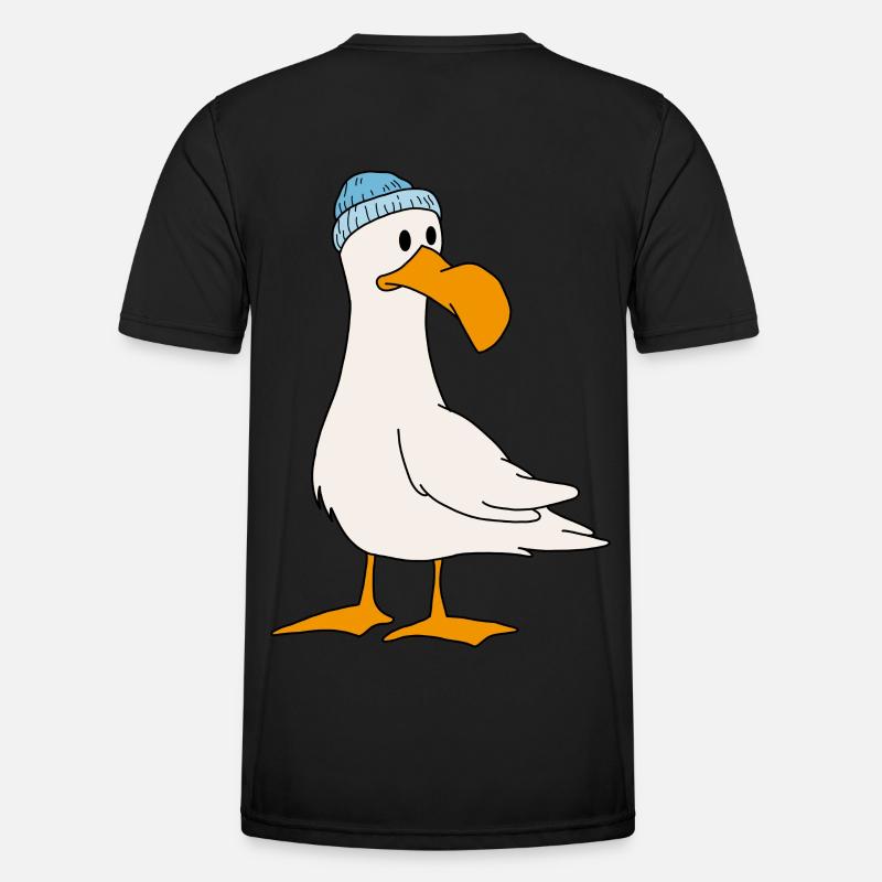 Möwe Männer Funktions-T-Shirt