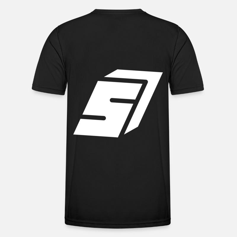 Abstract number 5 - Men's Functional T-Shirt - black