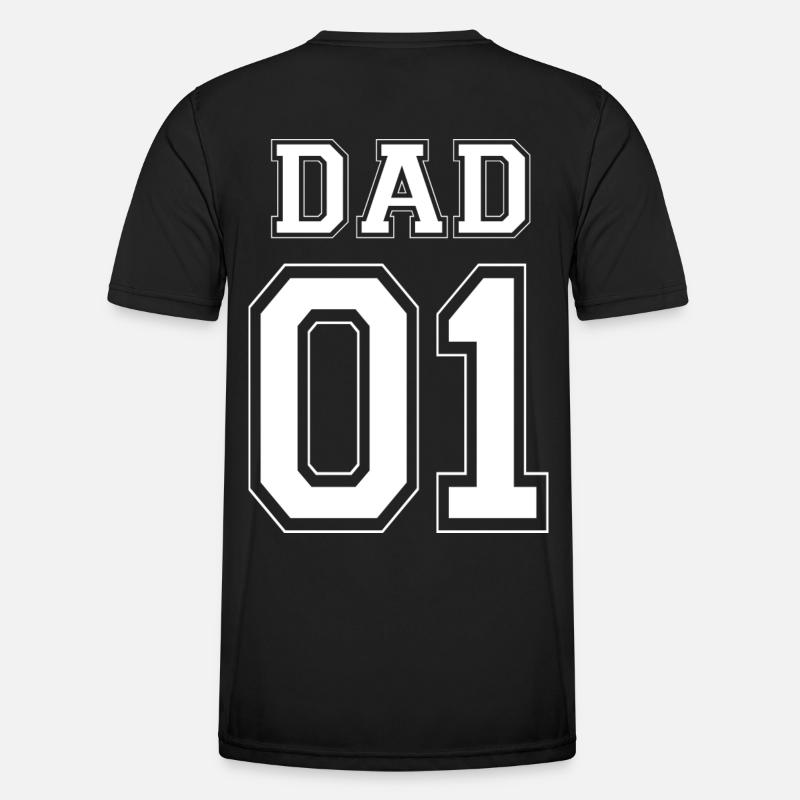 DAD 01 - White Edition - Men's Functional T-Shirt - black