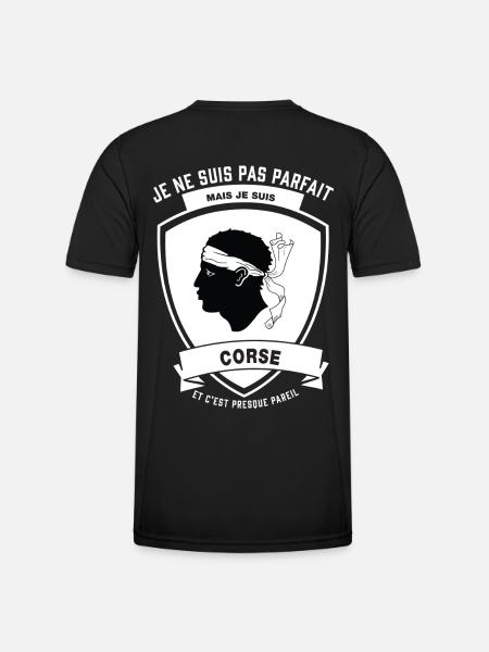 Corse Parfait - T-shirt sport Homme - noir