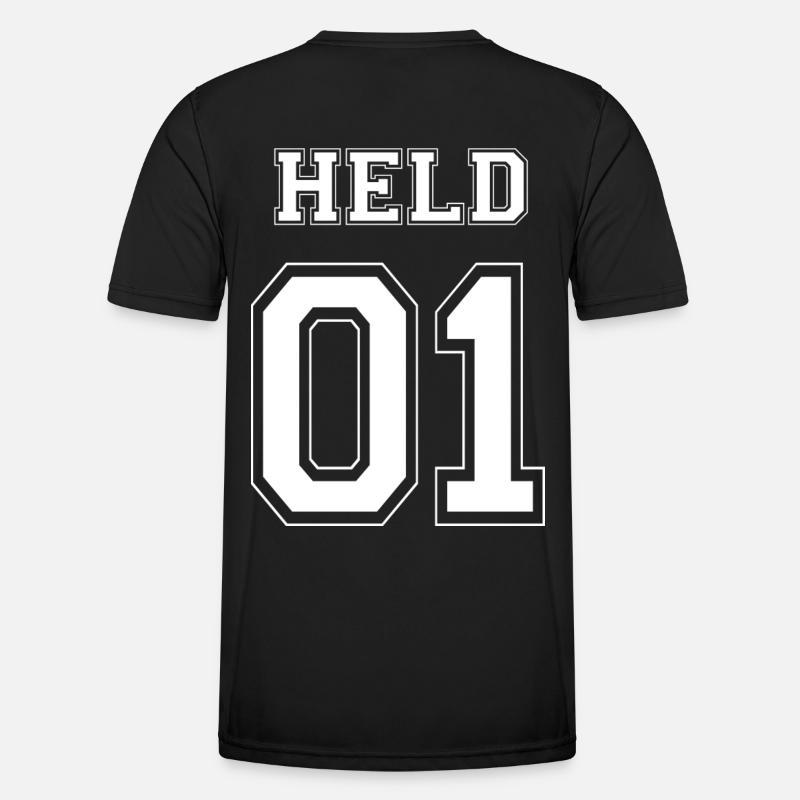 HELD 01 - White Edition - Men's Functional T-Shirt - black