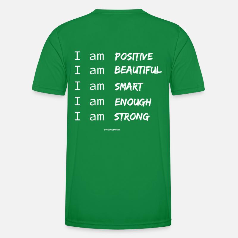 Positives Mindset Männer Funktions-T-Shirt