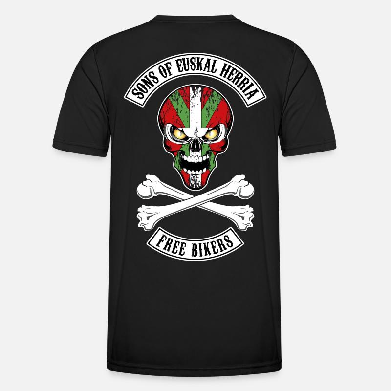 Basque Bikers - Men's Functional T-Shirt - black