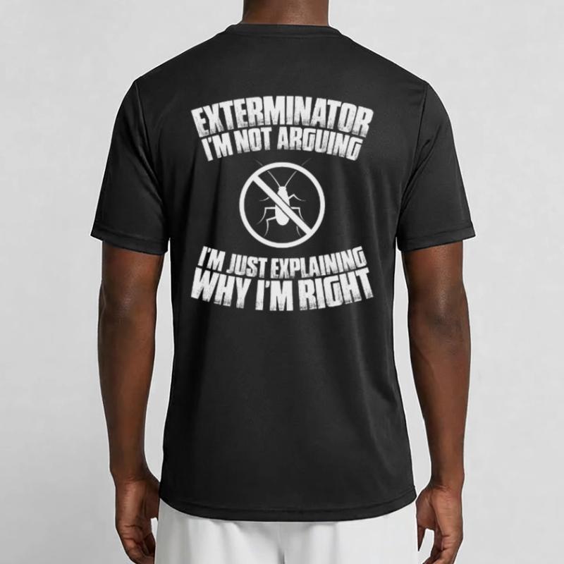 Schädlingsbekämpfer Kammerjäger Exterminator Männer Funktions-T-Shirt