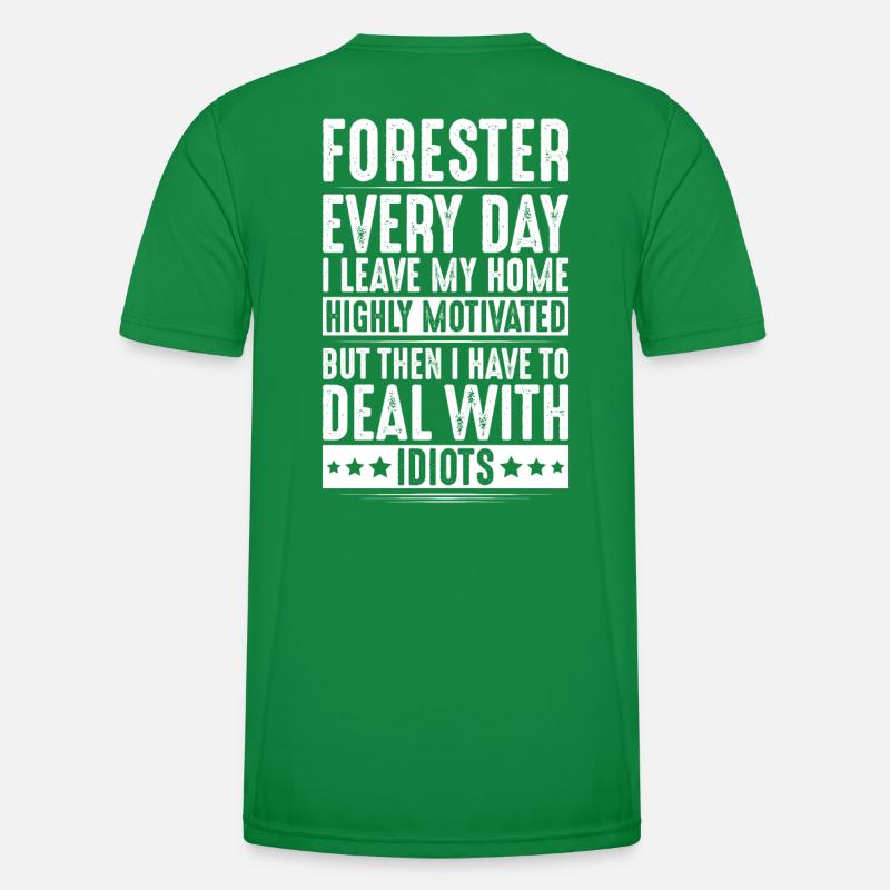 Forestier Forestier Forestier Forestier Ouvrier forestier Forêt T-shirt sport Homme