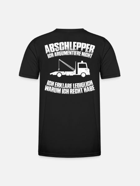 Abschlepper Abschleppdienst Tow Truck Driver - Männer Funktions-T-Shirt - Schwarz