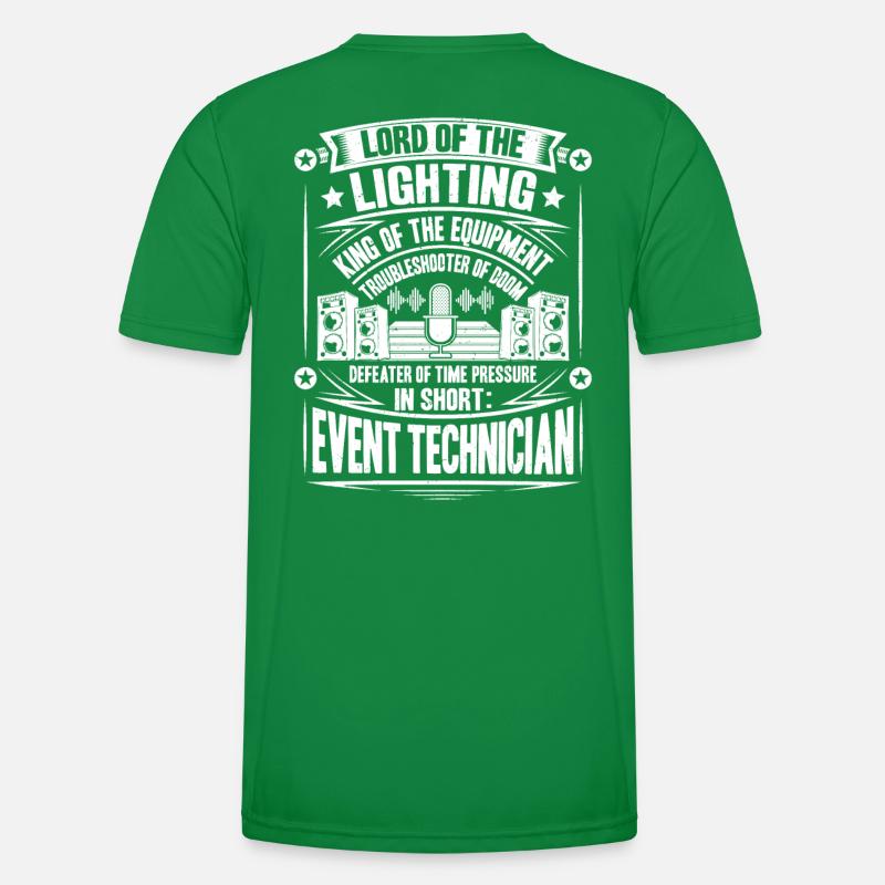 Eventtekniker Funksjons-T-skjorte for menn