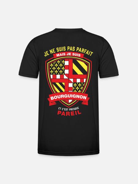 Bourguignon Parfait - T-shirt sport Homme - noir