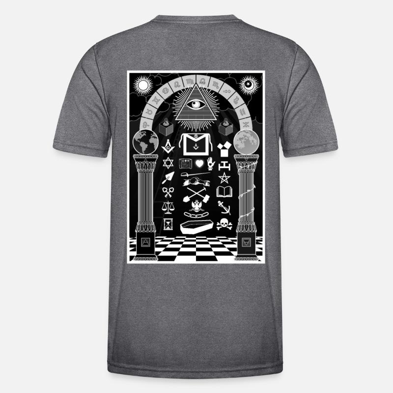 Tracing Board Black Men's Functional T-Shirt