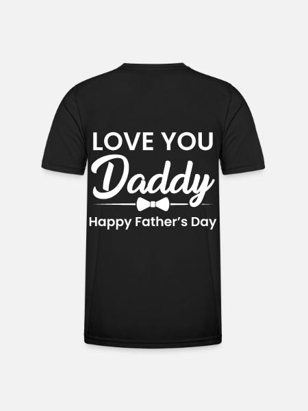 Happy Father's Day - Men's Functional T-Shirt - black