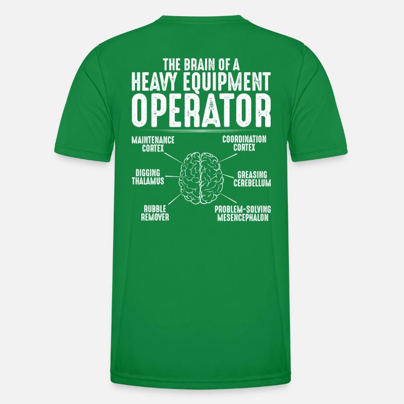 Baggerfahrer Baggerführer Baugeräteführer Bagger Männer Funktions-T-Shirt