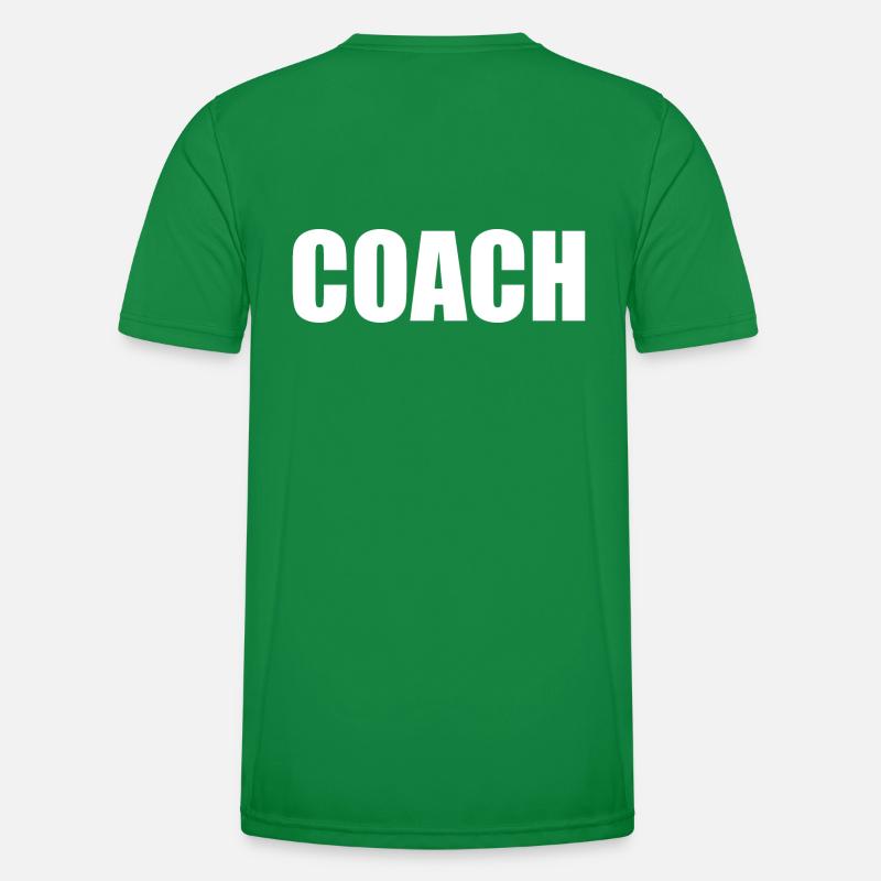 Coach on the back Men's Functional T-Shirt