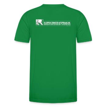 Chemise DIY Chemise DIY - Démolition sans rendez-vous - T-shirt sport Homme - vert - Dos - AI Model Male 178 dark (178cm)