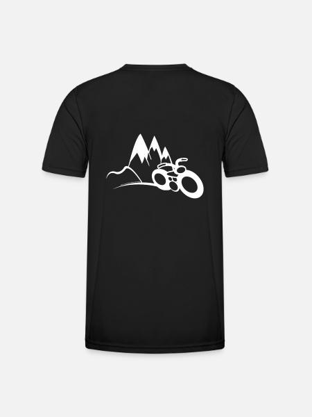 motorholics white - Männer Funktions-T-Shirt - Schwarz