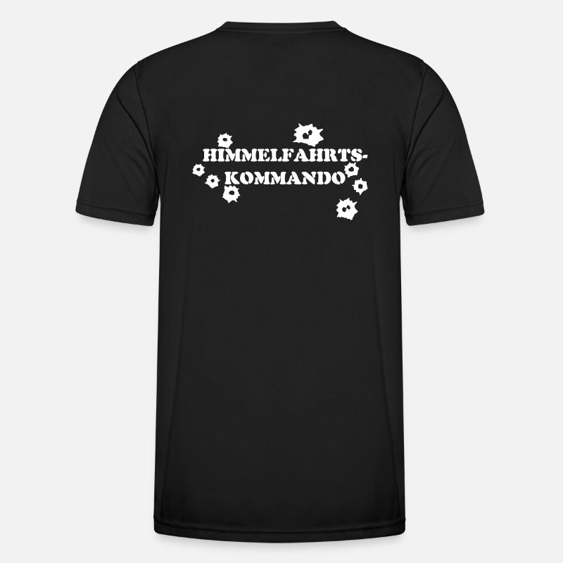 HIMMELFAHRTSKOMMANDO - Männer Funktions-T-Shirt - Schwarz