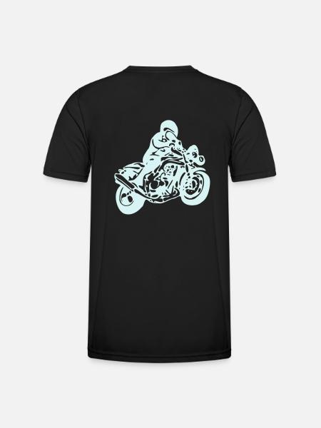 motorcycle - Men's Functional T-Shirt - black