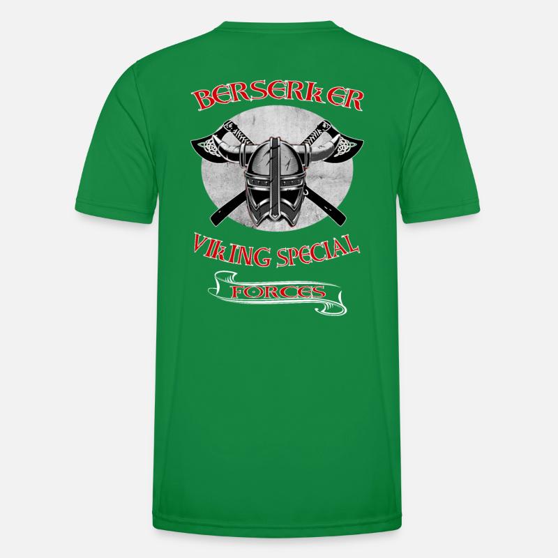 Viking Skull Skull Axe Valhalla T-shirt sport Homme