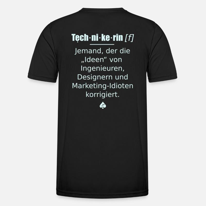 Technikerin Männer Funktions-T-Shirt