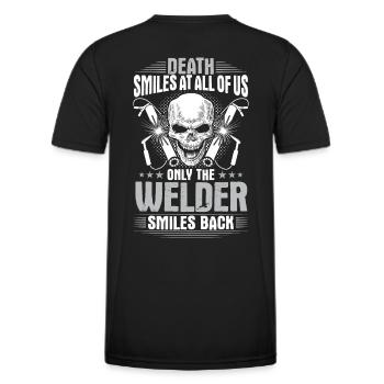 Welder Welding Welding Welder Gift - Men's Functional T-Shirt - black - Back - AI Model Male 178 dark (178cm)